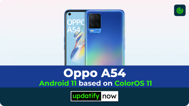Oppo A54 (2021) ColorOS 11 Beta version based on Android 11 kicks off in India