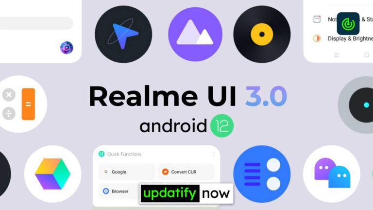 Realme Android 12 Update list Based on Realme UI 3.0