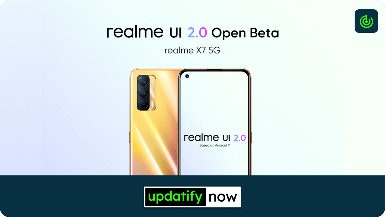 Realme X7 5G Open Beta Realme UI 2.0