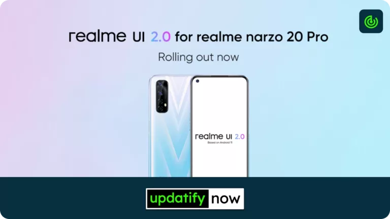 Realme Narzo 20 Pro Android 11 Update with Realme UI 2.0 (Stable) now rolling out