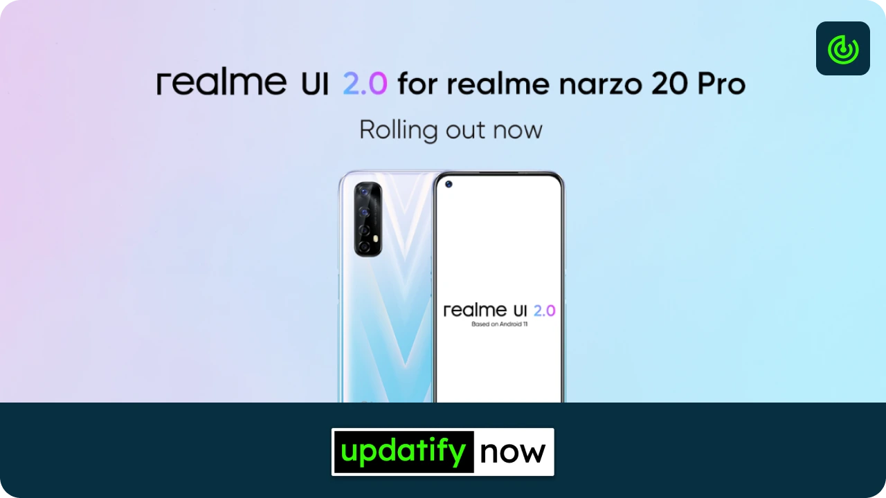 Realme Narzo 20 Pro - Realme UI 2.0 - Android 11 Stable Update