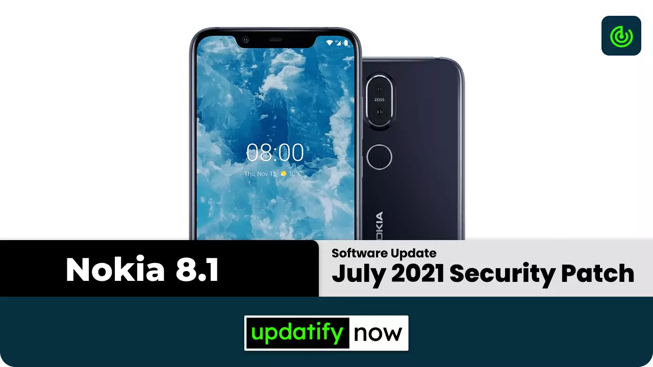Nokia 8.1 - July 2021 Security Patch - India & Egypt