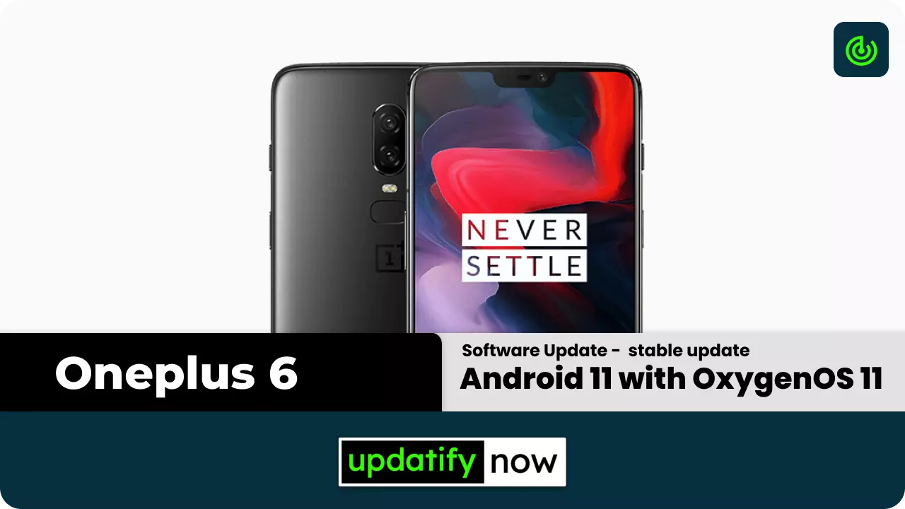 Oneplus 6 Android 11 with OxygenOS 11 stable update