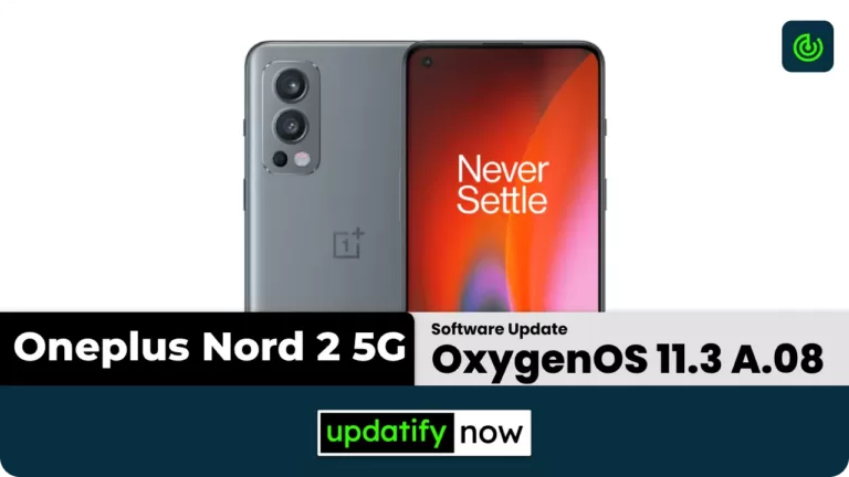 Oneplus Nord 2 5G - OxygenOS 11.3 A.08 - 2nd update in India