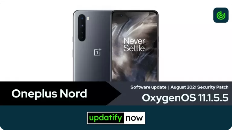 OnePlus Nord Software Update: OxygenOS 11.1.5.5 with August 2021 Android Security Patch