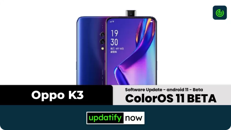 Oppo K3 Android 11 Update with ColorOS 11 Beta rolling out in India