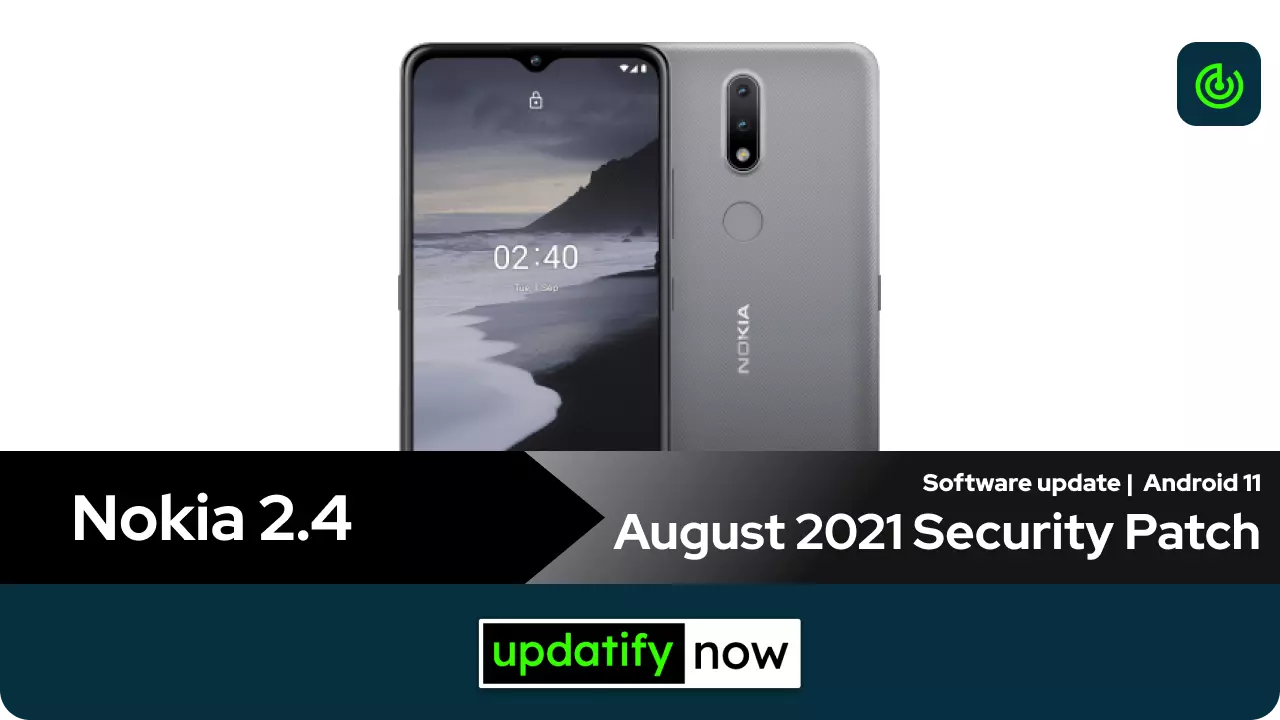 Nokia 2.4 August 2021 Security Patch