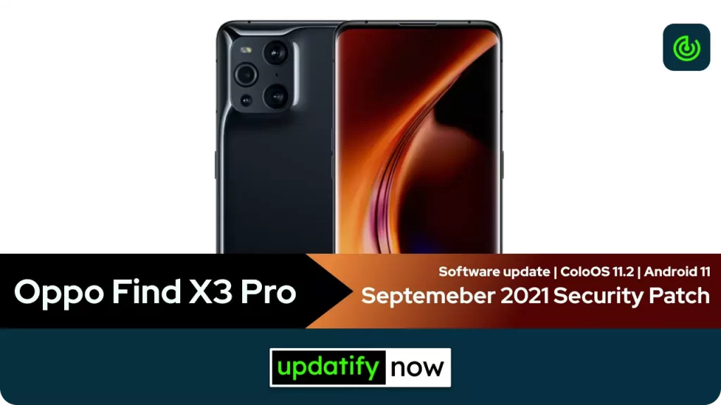 Oppo Find X3 Pro September 2021 Security Patch