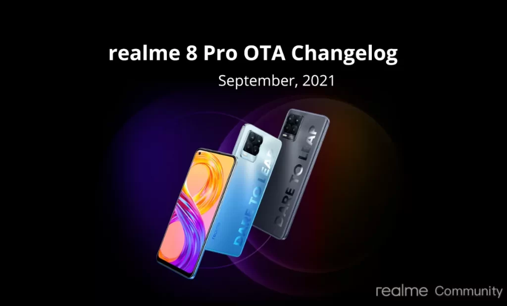 Realme 8 Pro September 2021 Security Patch with Dynamic RAM Support - 1
