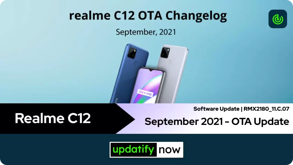Realme C12 September 2021 OTA Update with Minor Improvements