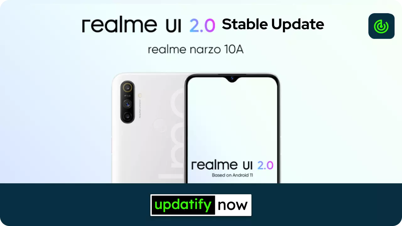 Realme Narzo 10A - Android 11 with Realme UI 2.0 - August 2021 Security Patch