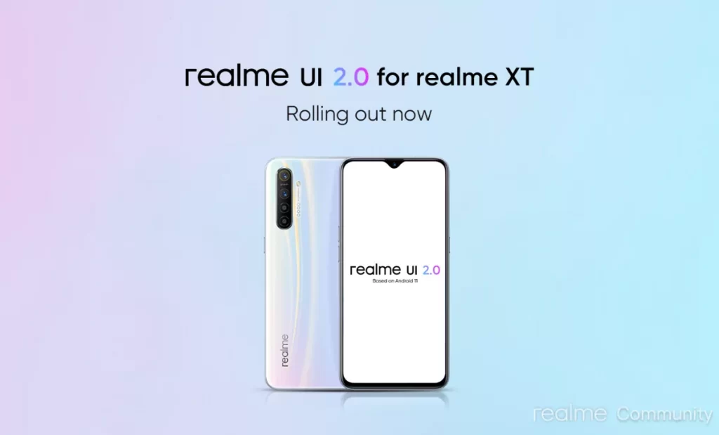 Realme XT Android 11 with Realme UI
