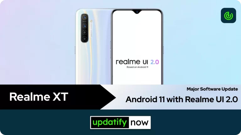 Realme XT Android 11 based on Realme UI 2.0