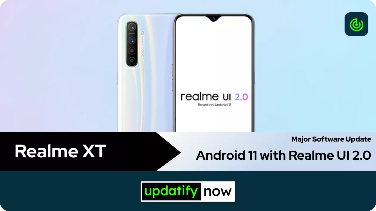 Realme XT Android 11 with Realme UI 2.0 and September 2021 Security Patch