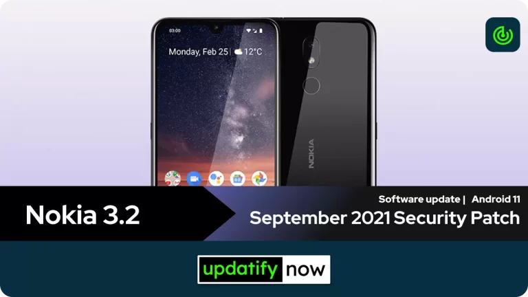 Nokia 3.2: September 2021 Security Patch