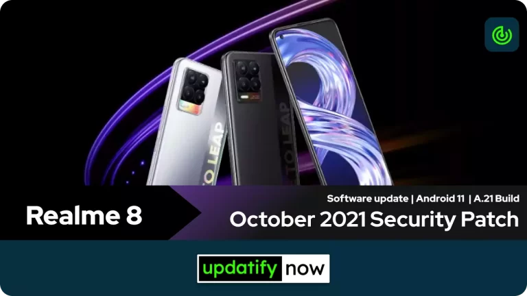 Realme 8: October 2021 Security Patch