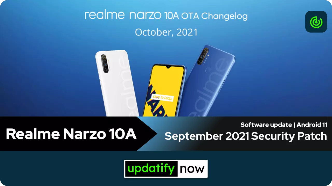Realme Narzo 10A September 2021 Security Patch