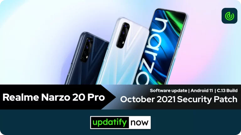 Realme Narzo 20 Pro: October 2021 Security Patch
