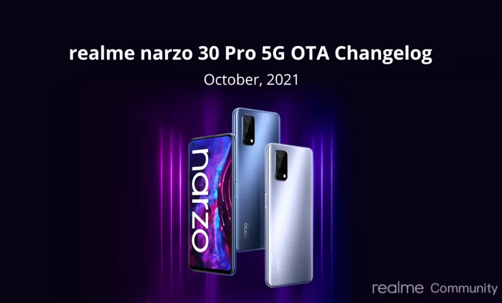 Realme Narzo 30 Pro October 2021 Security Patch with C.06 Build - 1