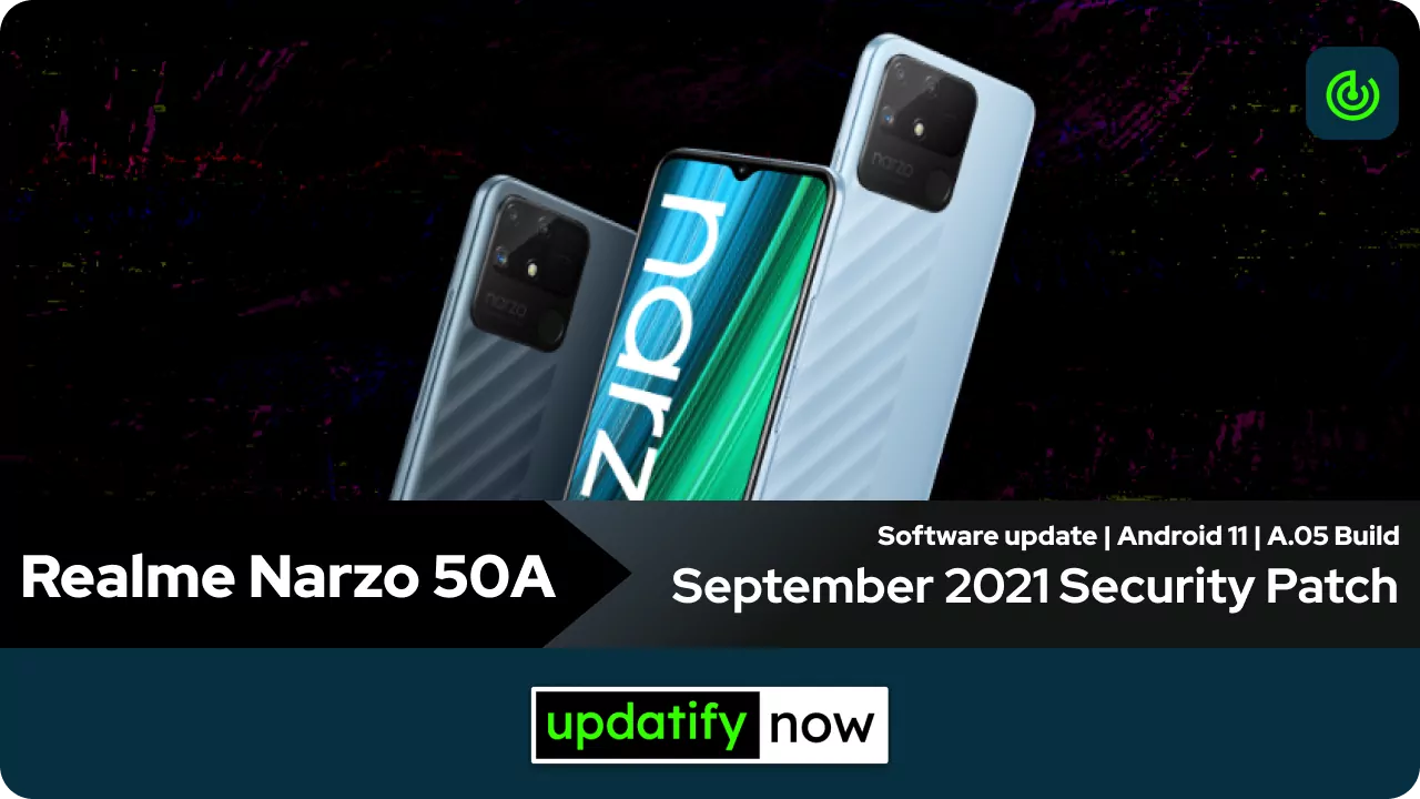 Realme Narzo 50A September 2021 Security Patch