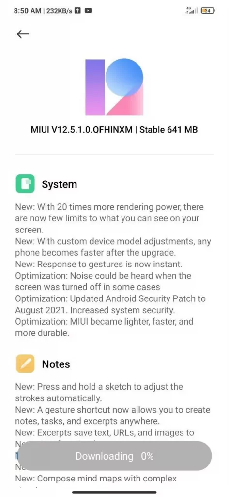 Redmi Note 7 Pro MIUI 12.5 update with August 2021 Security Patch - 2