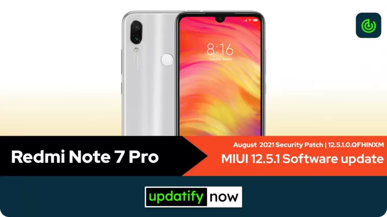 Redmi Note 7 Pro: MIUI 12.5 with August 2021 Security Patch in India