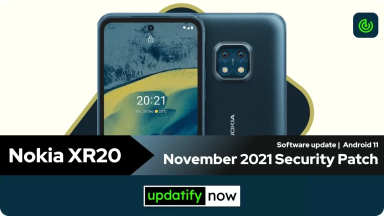 Nokia XR20: November 2021 Security Patch