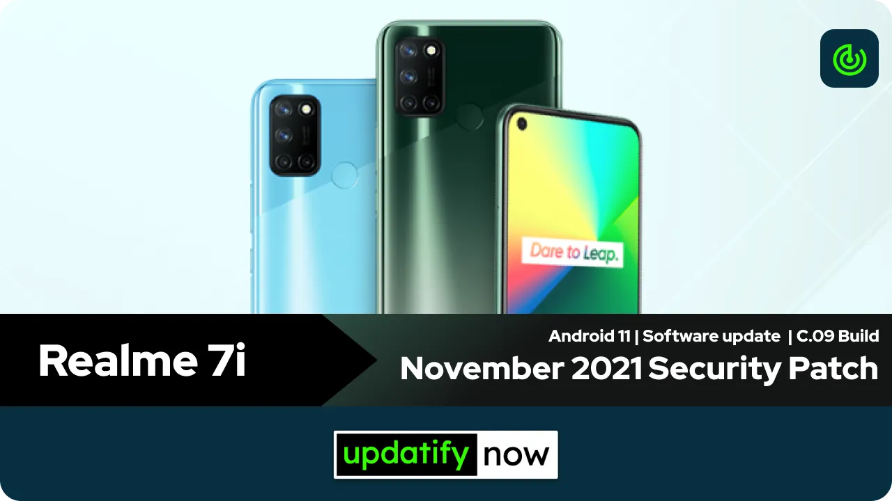 Realme 7i November 2021 Security Patch with C.09 build