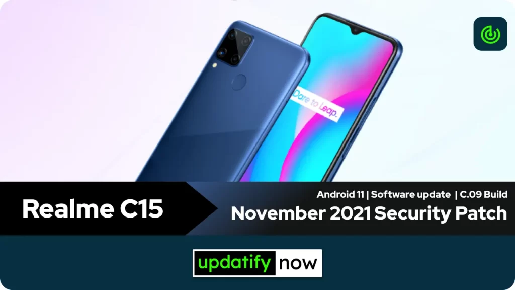 Realme C15 November 2021 Security Patch with C.09 build