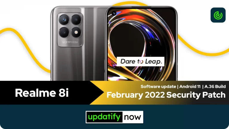 Realme 8i: February 2022 Security Patch with A.36 Build