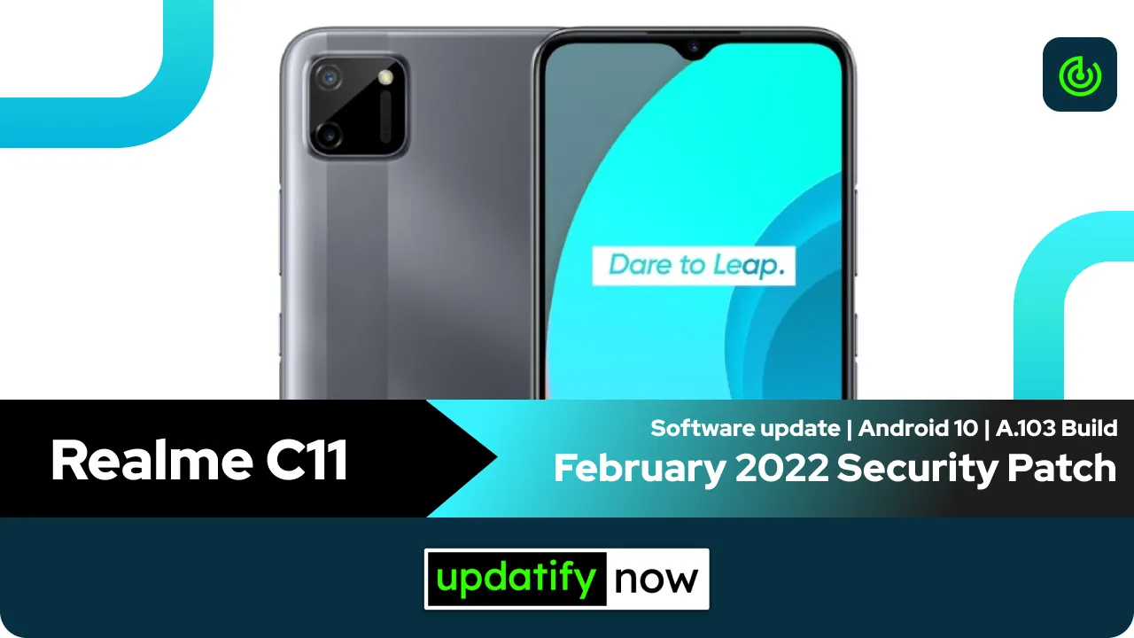 Realme C11 February 2022 Security Patch with A.103 Build