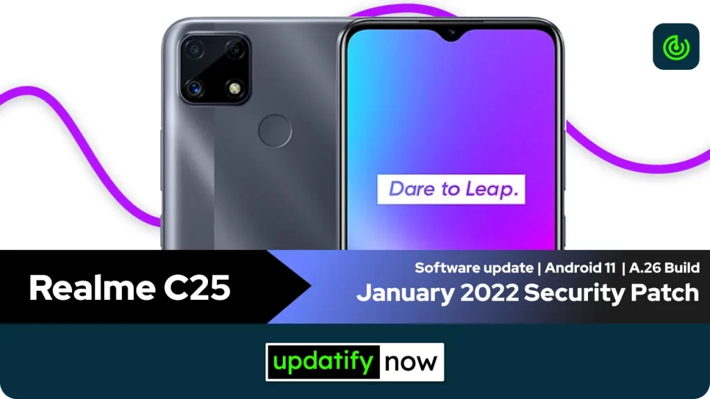Realme C25 January 2022 Security Patch with A.26 Build