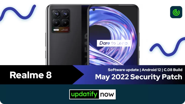 Realme 8: May 2022 Security Patch with C.08 Build