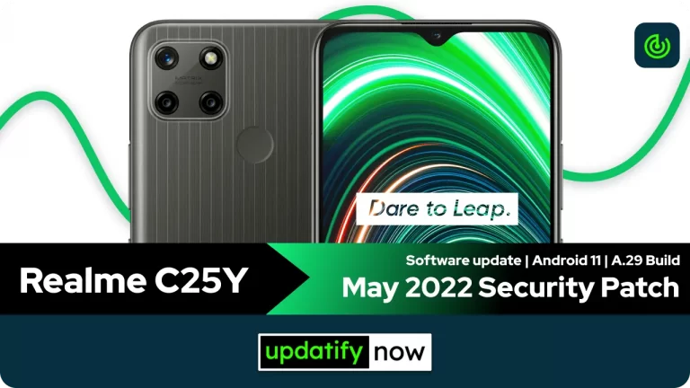 Realme C25Y: May 2022 Security Patch with A.29 Build