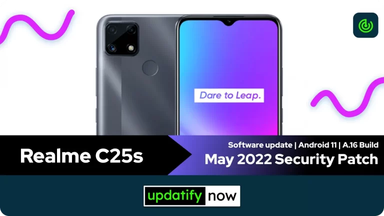 Realme C25s: May 2022 Security Patch with A.20 Build