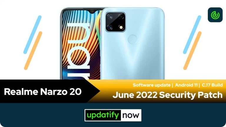 Realme Narzo 20: June 2022 Security Patch with C.17 Build