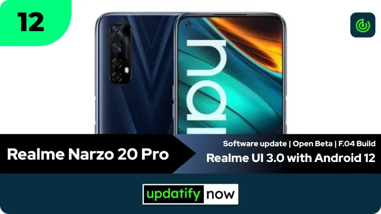 Realme Narzo 20 Pro: Realme UI 3.0 with Android 12 – Open Beta