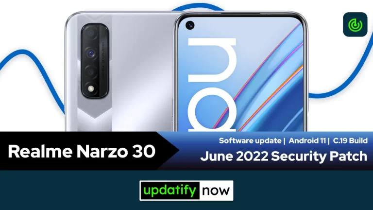 Realme Narzo 30: June 2022 Security Patch with C.19 Build