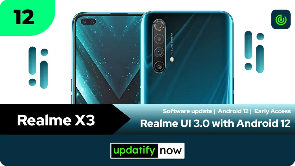Realme X3 Realme UI 3.0 with Android 12 - Early Access