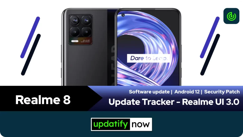 Realme 8 Update Tracker for Realme UI 3.0