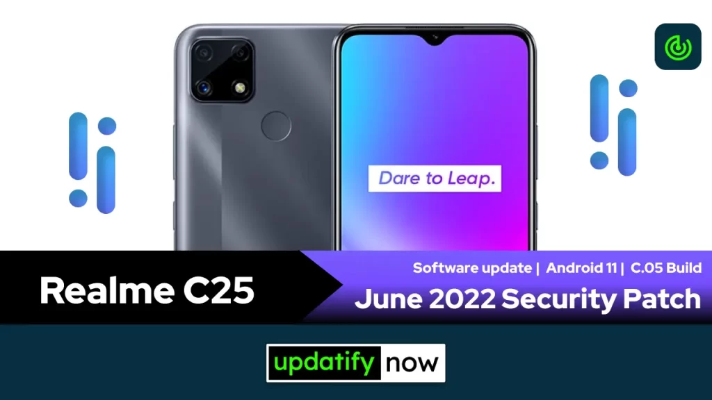 Realme C25 June 2022 Security Patch with C.05 Build