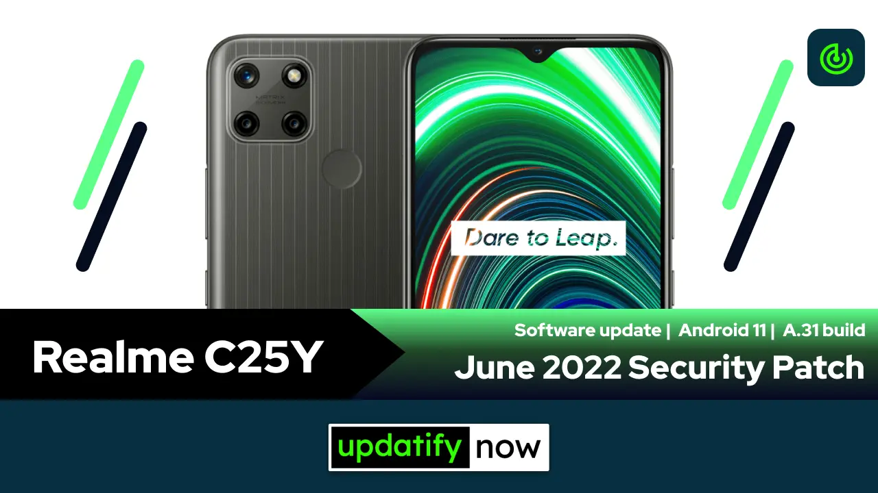 Realme C25Y June 2022 Security Patch with A.31 Build