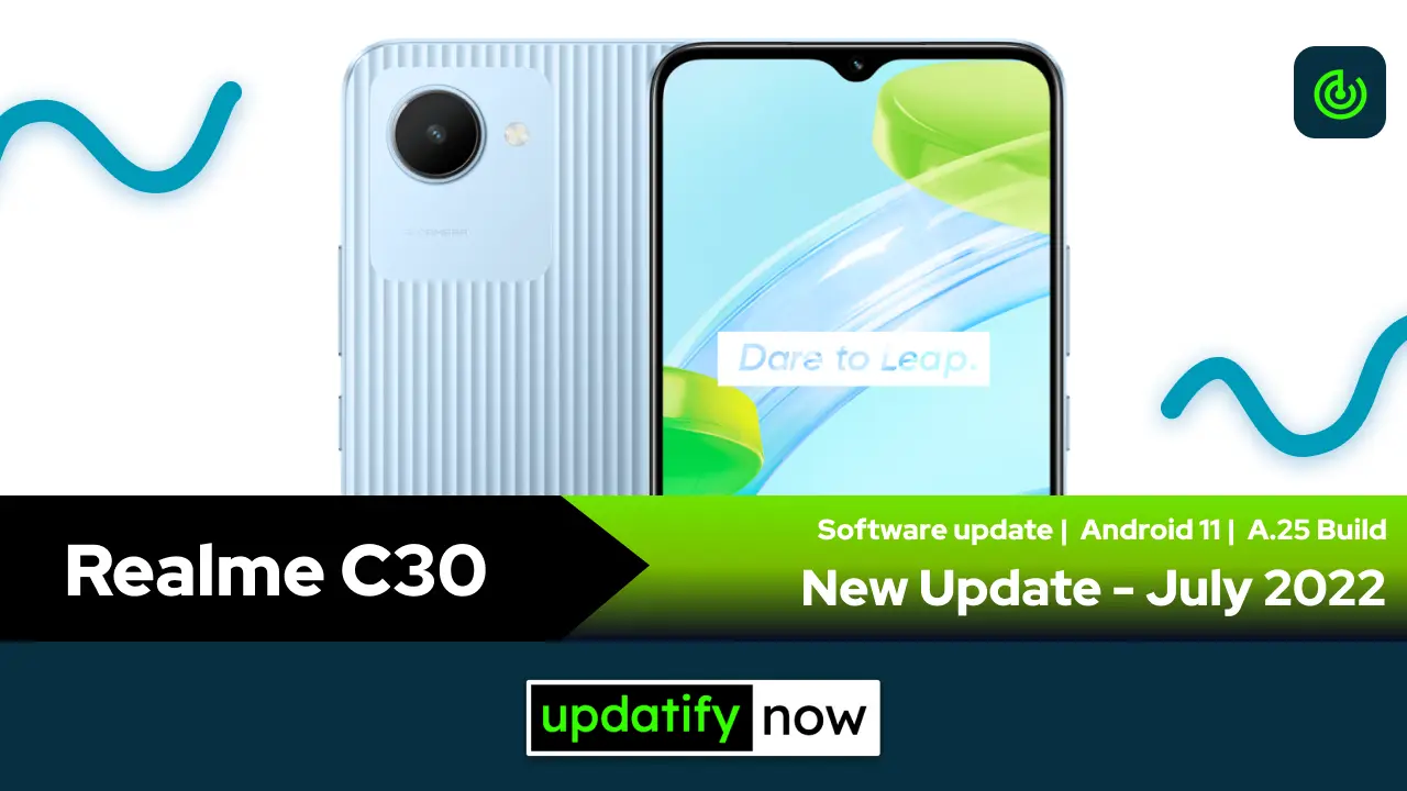 Realme C30 New Update with A.25 Build - July 2022
