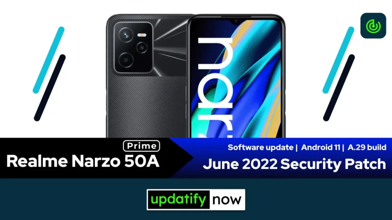Realme Narzo 50A Prime: June 2022 Security Patch with A.29 Build